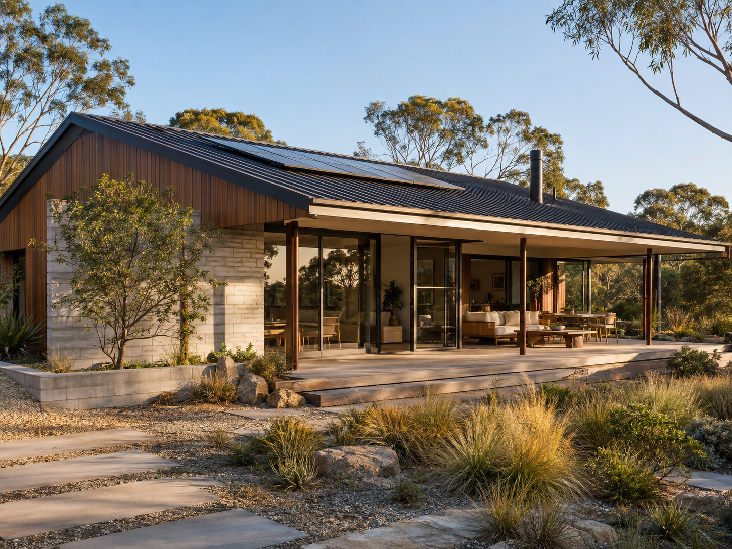 Energy-conscious contemporary Australian home